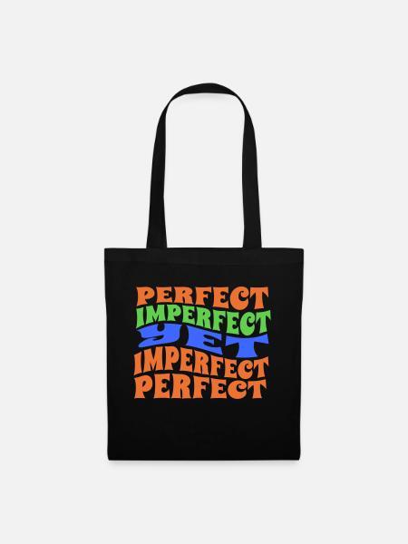 PerfectImperfectVector - Tote Bag - black