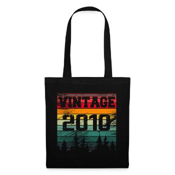 2010 Vintage Birthday Gift 2010 Retro - Tote Bag - black - Front