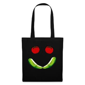 Smile Tomatoes - Tote Bag - black - Front