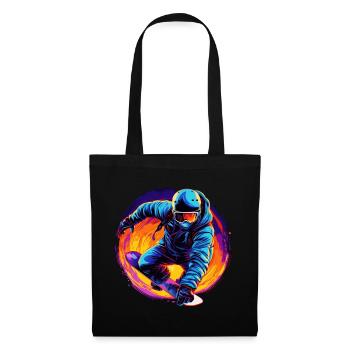 Snowboard ou ski puis après-ski - Sac en tissu - noir - Devant