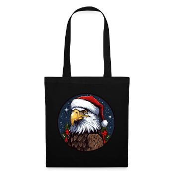Eagle Christmas - Tote Bag - black - Front
