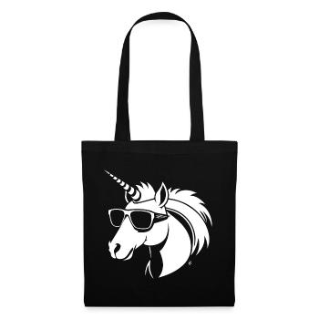 Unicorns Anime Unicorn Manga Fairytale Sunglasses - Tote Bag - black - Front