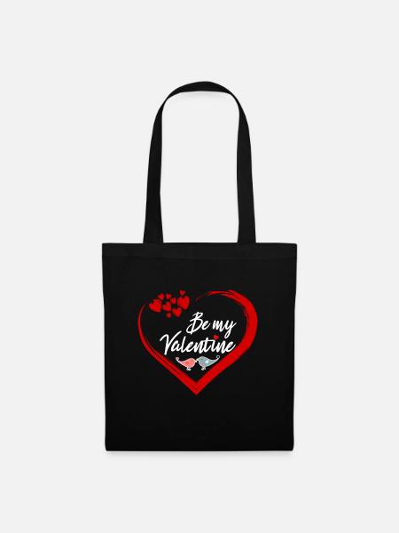 be mine - Stoffbeutel - Schwarz