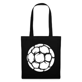 Handballer, Équipe, Handball, Ballon, Logo, Sport Entraînement - Sac en tissu - noir - Devant