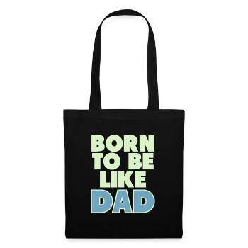 father and son - Stoffbeutel - Schwarz - Vorne
