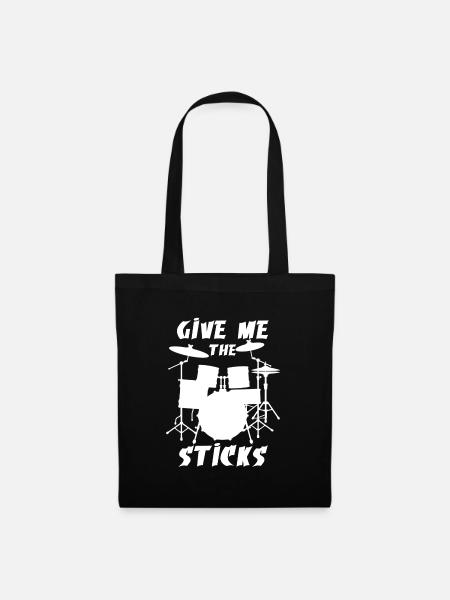 drummer - Stoffbeutel - Schwarz
