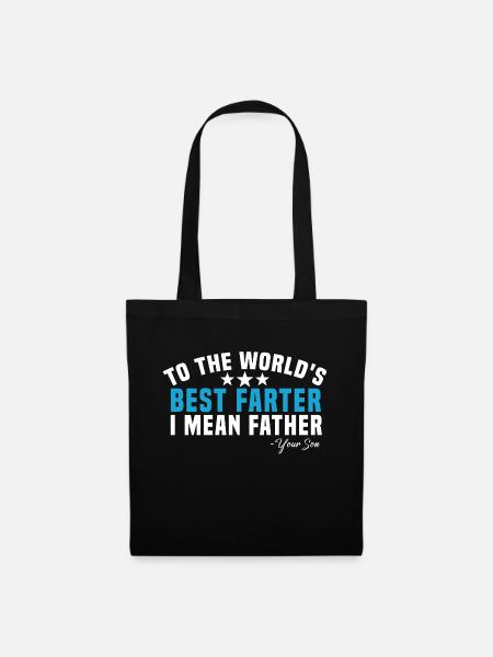 best father - Stoffbeutel - Schwarz