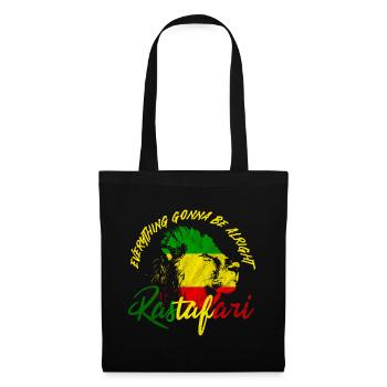 Rastafari - Sac en tissu - noir - Devant