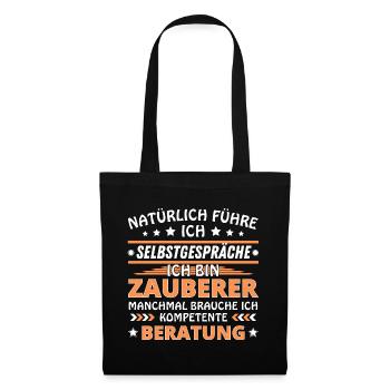 I'm Talking to Yourself - Wizard Edition - Tote Bag - black - Front
