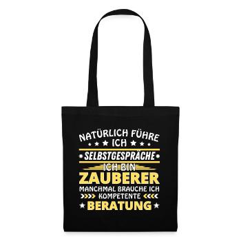 I'm Talking to Yourself - Wizard Edition - Tote Bag - black - Front