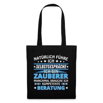I'm Talking to Yourself - Wizard Edition - Tote Bag - black - Front