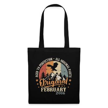 February 2016 - Born in February 2016 - Tote Bag - black - Front