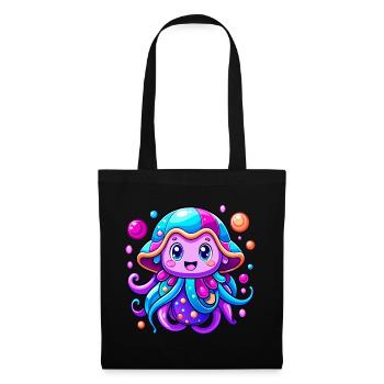 Cute Jellyfish - Tote Bag - black - Front