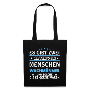 Cadeau d’agents de sécurité - Deux types de... Concevoir - Sac en tissu - noir - Devant