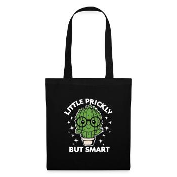 Cute Cactus Little Prickly But Smart - Tote Bag - black - Front