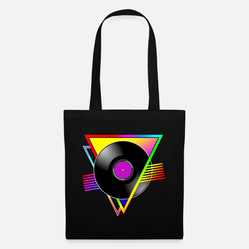 RETRO VINYL - Tote Bag - black