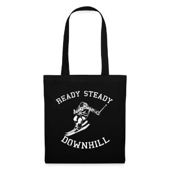 Prêt à descendre en descente - Sac en tissu - noir - Devant