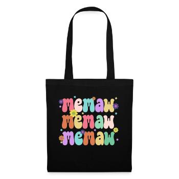 Memaw Gifts For Grandma Retro Vintage Mother's Day - Tote Bag - black - Front