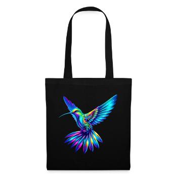Kolibri - Stoffbeutel - Schwarz - Vorne