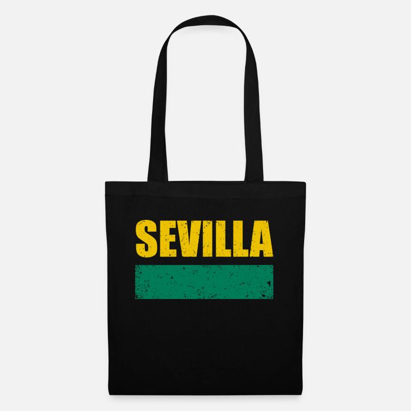 Sevilla Vintage - Stoffbeutel - Schwarz