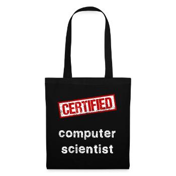 Informatiker - Stoffbeutel - Schwarz - Vorne