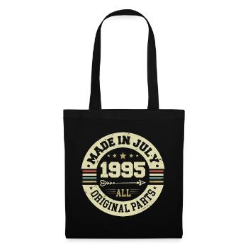 Juillet 1995 Cadeau d’anniversaire 1995 I Made in July - Sac en tissu - noir - Devant