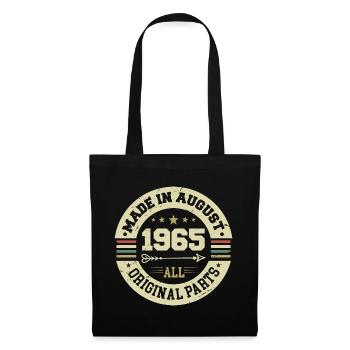 August 1965 Birthday present August 1965 August - Tote Bag - black - Front