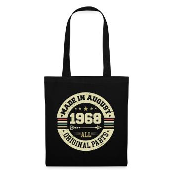 August 1968 Birthday present August 1968 August - Tote Bag - black - Front
