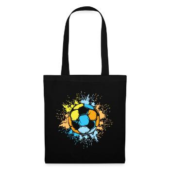 Soccer Sun Colors Color Explosion Ball Team - Tote Bag - black - Front