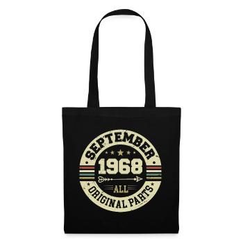 56th birthday 1968 Legendary since September 1968 - Tote Bag - black - Front