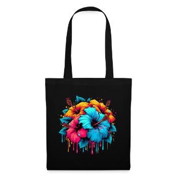 Hibiscus Flowers - Tote Bag - black - Front