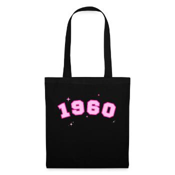 1960's Pink Star - Tote Bag - black - Front
