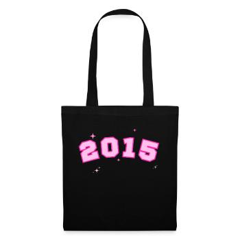 2015 Pink Star - Tote Bag - black - Front