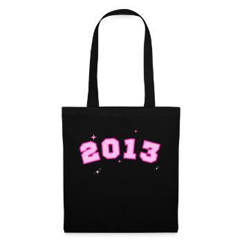 2013 Pink Star - Tote Bag - black - Front