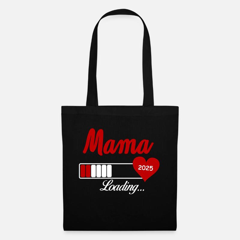 mama loading 2025 - Stoffbeutel - Schwarz