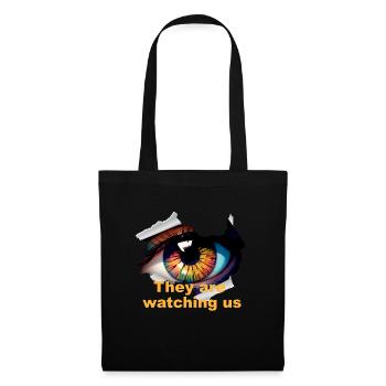 Eye, surveillance - Tote Bag - black - Front