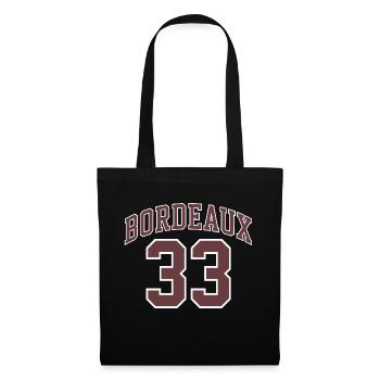 Bordeaux 33 - Sac en tissu - noir - Devant