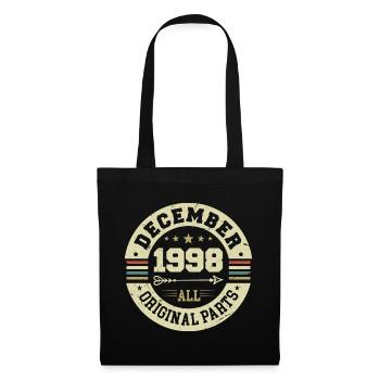 Legends Birthday December 1998 Born Gift - Tote Bag - black - Front