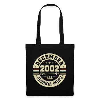 Legends Birthday December 2002 Born Gift - Tote Bag - black - Front