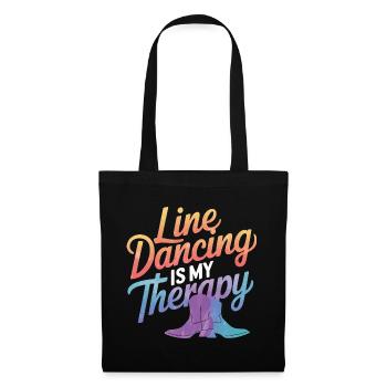 Danse en ligne Danseurs - Sac en tissu - noir - Devant