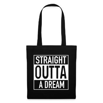 Tout droit sorti d’un rêve - Sac en tissu - noir - Devant