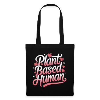 Végétarien Végétalien Végétarien Végétarien - Sac en tissu - noir - Devant