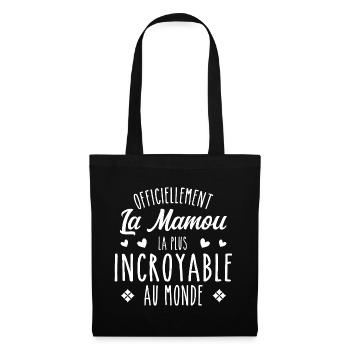 Officiellement La Mamou Incroyable - Sac en tissu - noir - Devant