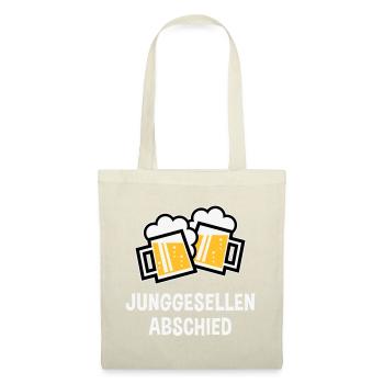 Junggesellenabschied (Bier Bayrische Bierkrüge 3C) - Stoffbeutel - Natur - Vorne