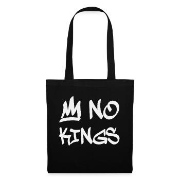 No Kings in America since 1776 - Stoffbeutel - Schwarz - Vorne