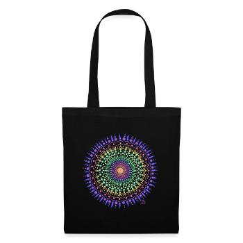 Mandala Energie - Stoffbeutel - Schwarz - Vorne