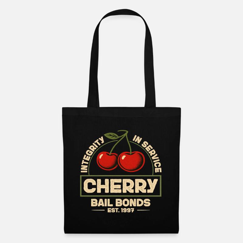 Integrität im Dienst Cherry Kautionsanleihen EST. 1997 - Stoffbeutel - Schwarz