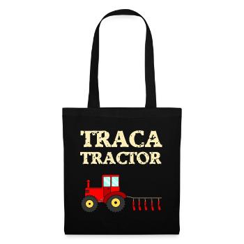 Traca Tractor - Tote Bag - black - Front