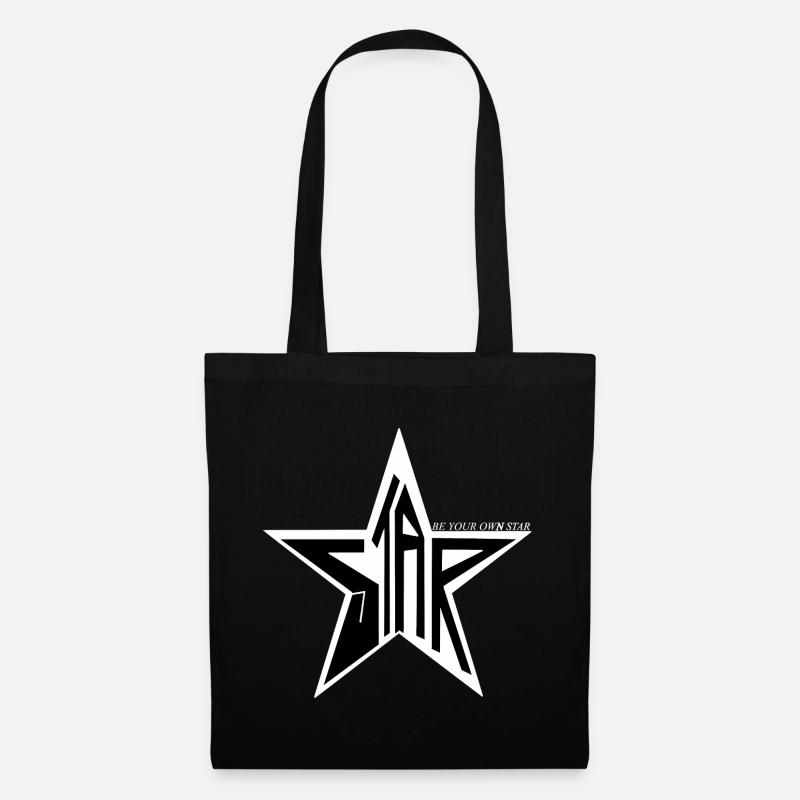 STAR - BE YOUR OWN STAR ⭐️💫✨ - Stoffbeutel - Schwarz