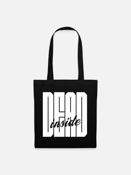 Dead Inside fettes Logo - Stoffbeutel - Schwarz